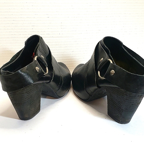 Kork-Ease Women's Courtney Harness SlipOn Mule Clogs Black Leather Sz 8 … - Picture 4 of 13